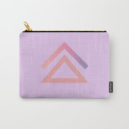 Lavender Geometric Carry-All Pouch