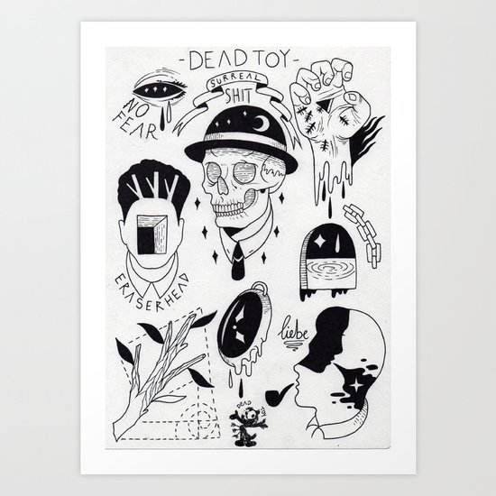 Surreal Shit Art Print