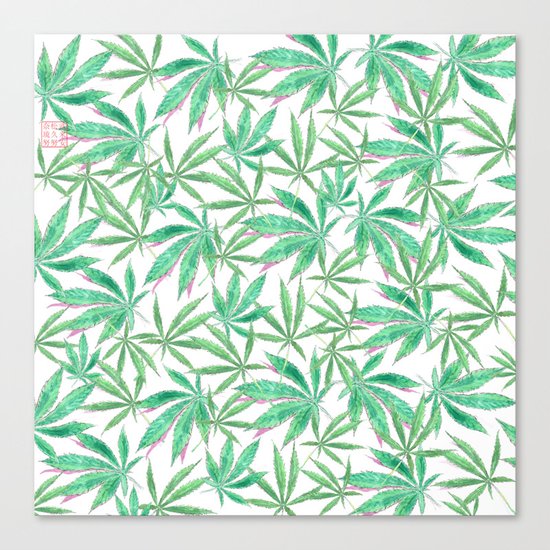 420 Leaves Canvas Print