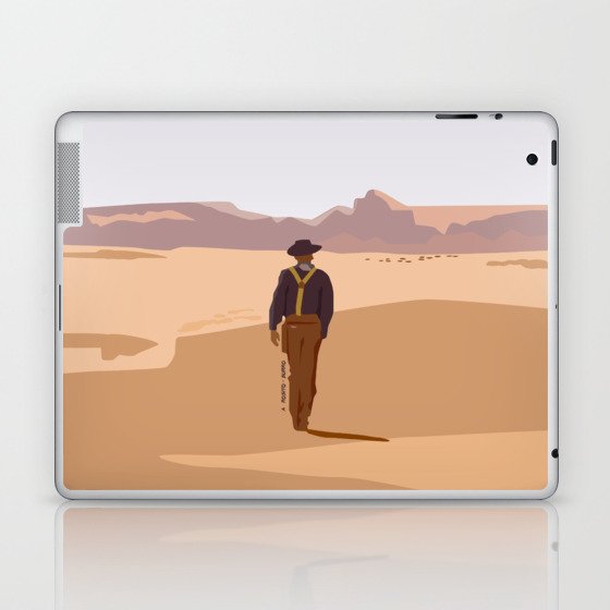 The Searchers Ending Illustration Laptop & iPad Skin
