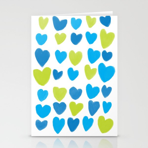 JOYFUL HEART Infinite Hearts Blue Stationery Cards