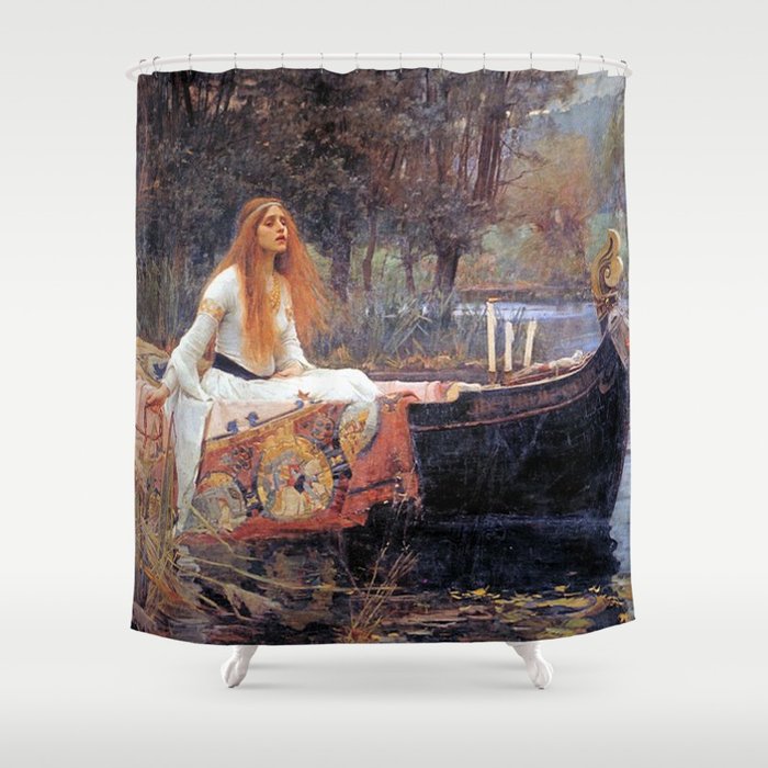 THE LADY OF SHALLOT - WATERHOUSE Shower Curtain