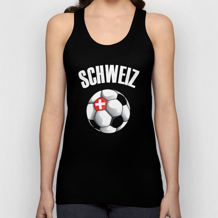 Schweiz Switzerland Football - Swiss Soccer Ball Tank Top