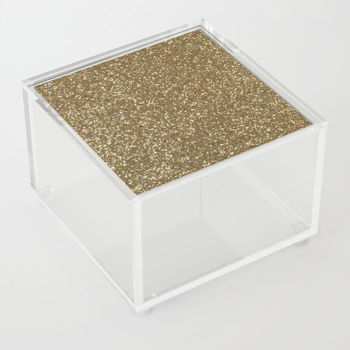 golden glitter Acrylic Box
