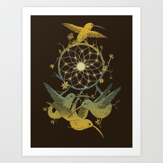 Dreamcatching Art Print