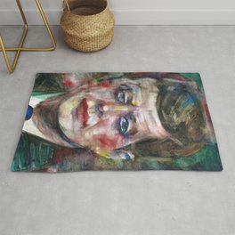 JOHN F. KENNEDY - watercolor portrait Rug | Watercolor, Fitzgeraldkennedy, Kennedy, Johnkennedy, Johnfitzgerald, Painting 