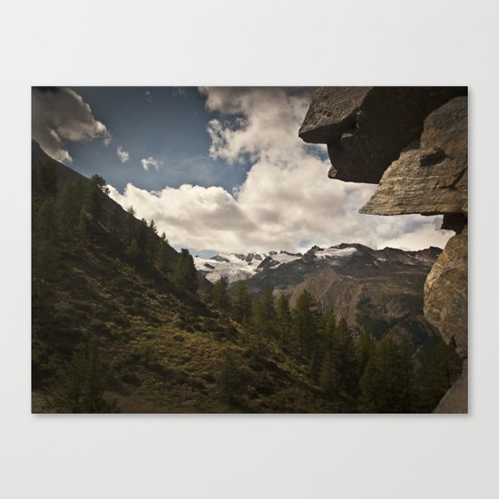 in the mountains Canvas Print