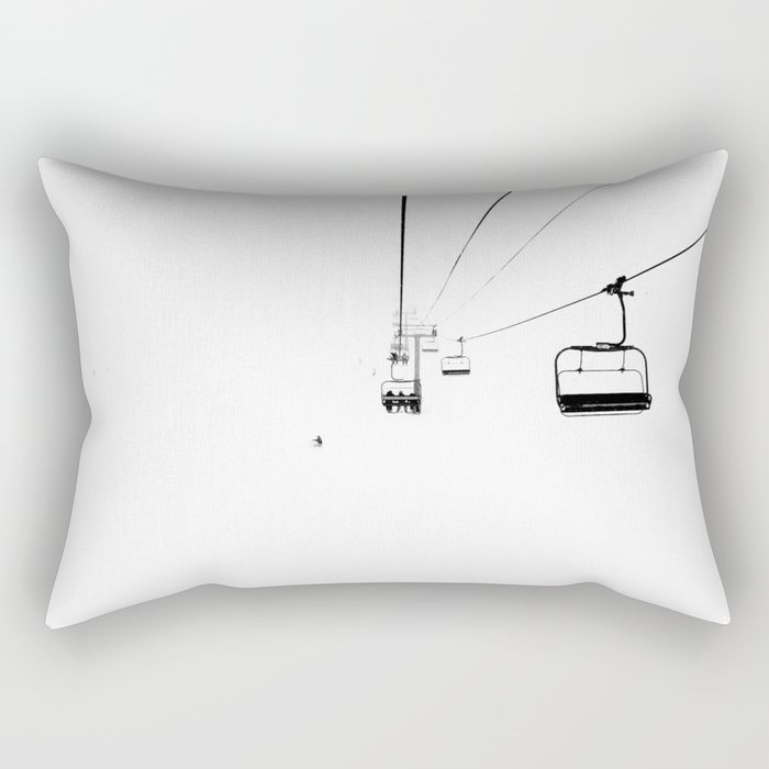 Ski Lift / Rectangular Pillow