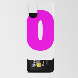 0 (Magenta & White Number) Android Card Case