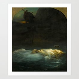 The Young Martyr, 1855 by Paul Delaroche Art Print