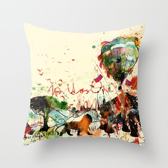 World as One : Human Kind Throw Pillow