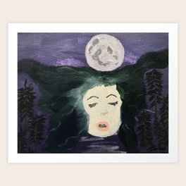 Moon Goddess Art Prints For Any Decor Style Society6