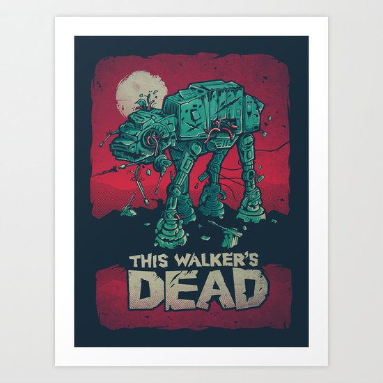 Walker's Dead V2 Art Print