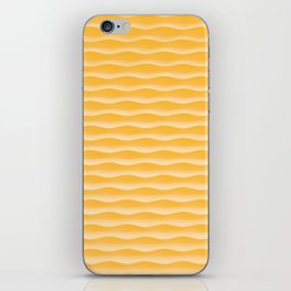 Wave Rows Marigold iPhone Skin