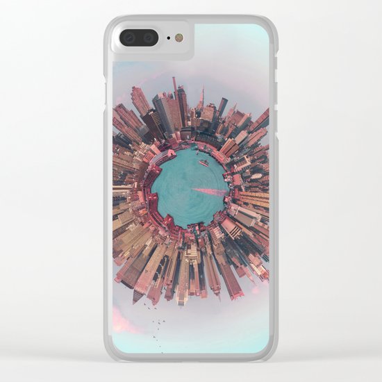 New York City mini world Clear iPhone Case
