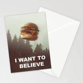 I Want To Believe Stationery Card
