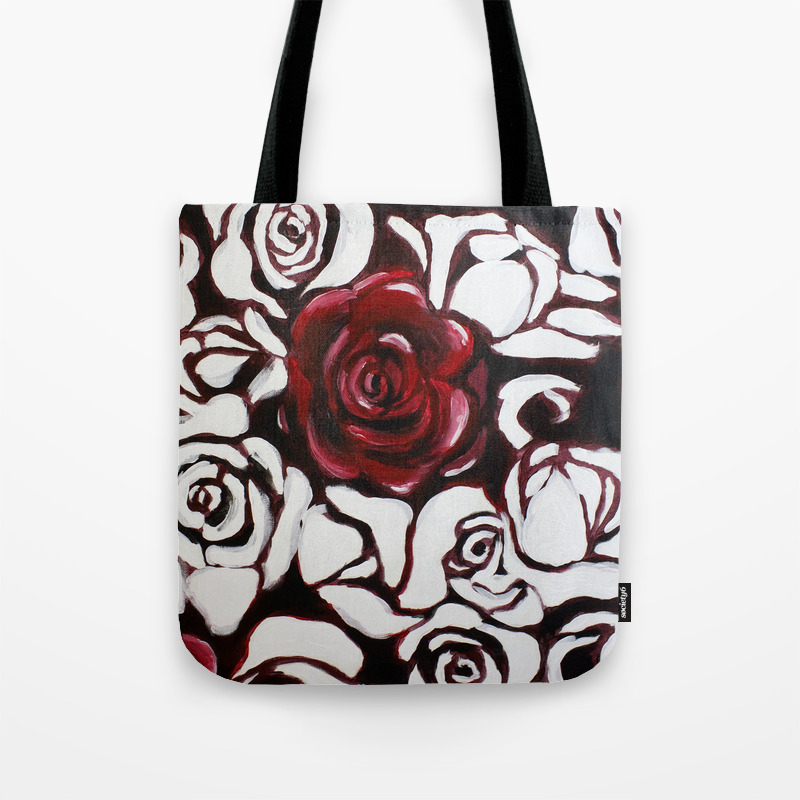 War Of Roses Painting Tote Bag By Thesavagecollective Society6
