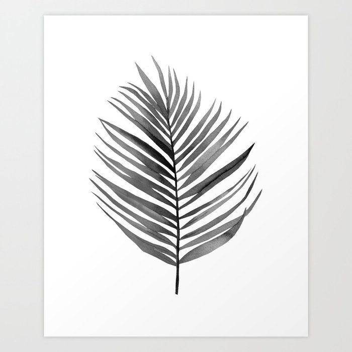Discover the motif GRAY LEAF. by Art by ASolo as a print at TOPPOSTER