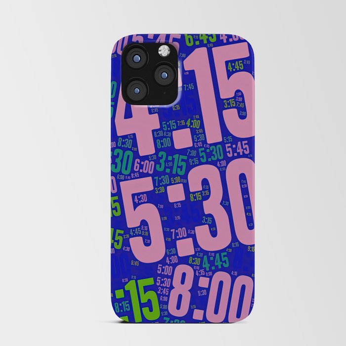 Pace run , number 026 iPhone Card Case