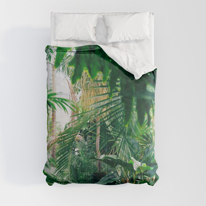 Greenery Jungle (Color) Comforter
