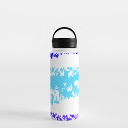 digital abstraction winter Water Bottle