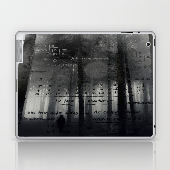 Matematica Silver And Black Laptop Ipad Skin By Jeffreyjirwin Society6