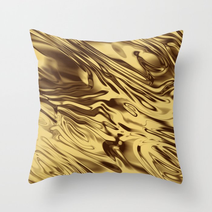Gold silk pillows sales