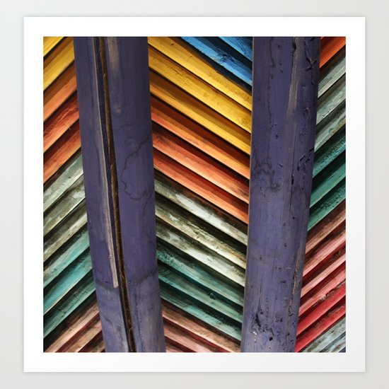 Ji'Wu Temple Ceiling Art Print