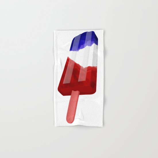 Popsicle Red White and Blue Hand & Bath Towel