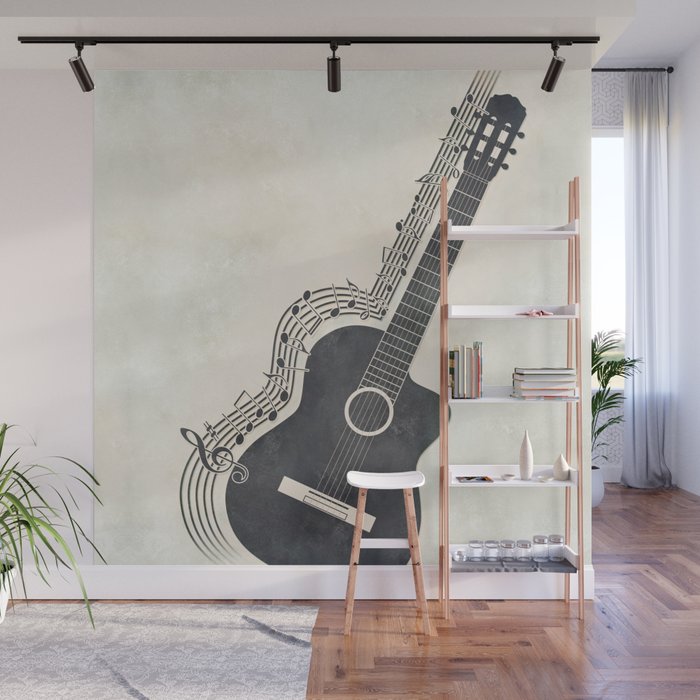Guitar Wall Mural