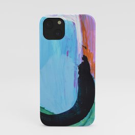 Abstract colour spectrum iPhone Case
