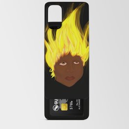 Fiery Android Card Case