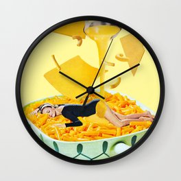 Cheese Dreams (Yellow) Wall Clock
