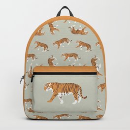 Tiger Trendy Flat Graphic Design Backpack