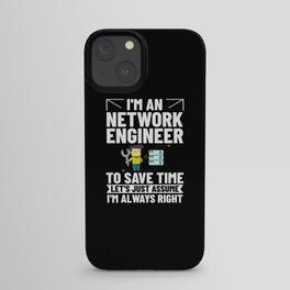 Network Engineer Director Computer Engineering iPhone Case