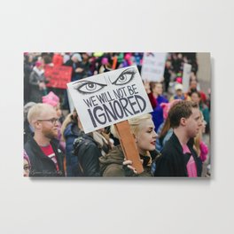 Women's March on Washington 2017 Metal Print | Pinkhat, Activisim, Gracekelly, Gracekellyshotme, 2017, Feminist, Digital, Atlantaphotographer, Color, March 