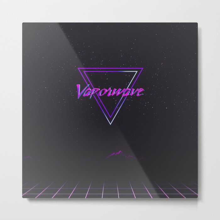 Vaporwave Aesthetic Metal Print