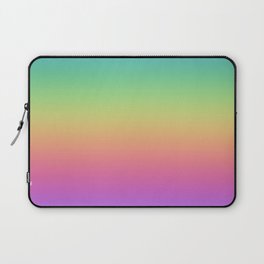 Rainbow Gradient in Soft Vivid Colors Laptop Sleeve