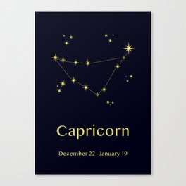 Capricorn Canvas Print