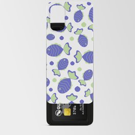 Marine pattern with fish Android Card Case