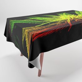 Rasta Plant Glows (The Healing of the Nations) Tablecloth