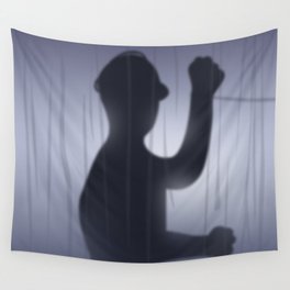 If you're Home Alone, showering... Wall Tapestry