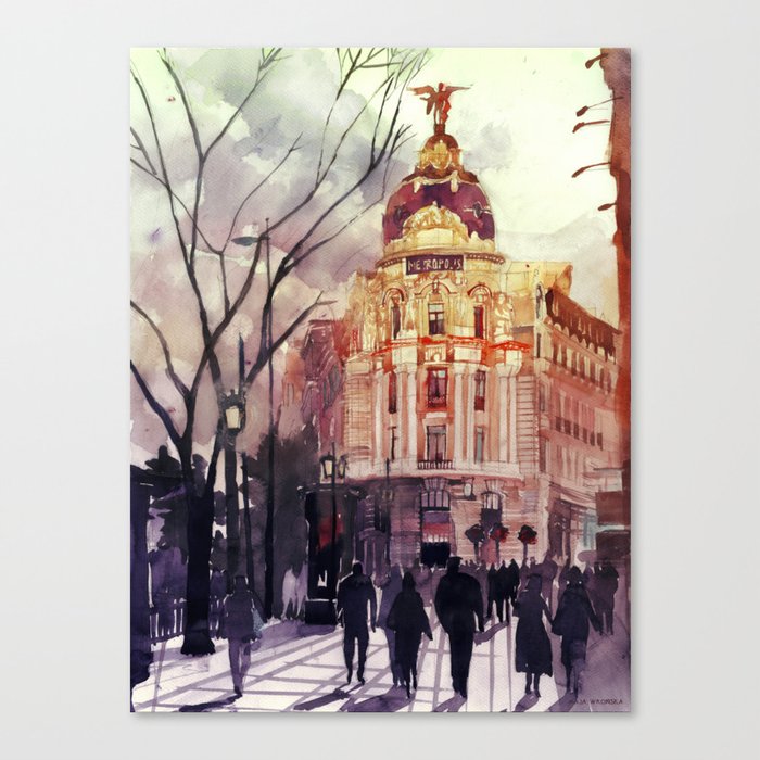 Madrid Canvas Print