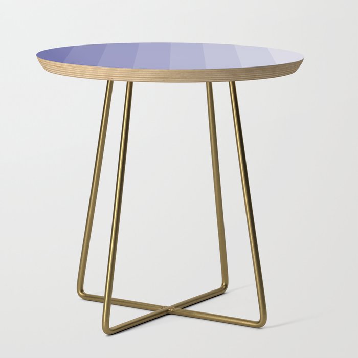 Very Peri Gradient Stripe III (Vertical) Side Table