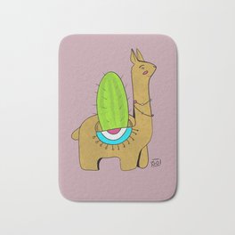 Llama Planter Bath Mat