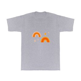 Y2K Rainbow Yellow Pink T Shirt