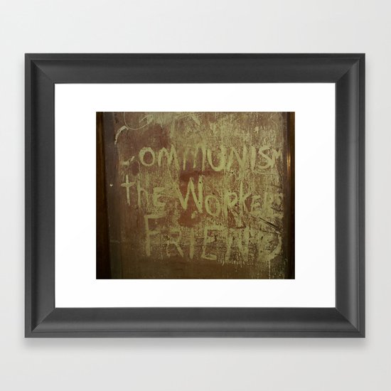 The Worker's Friend Framed Art Print