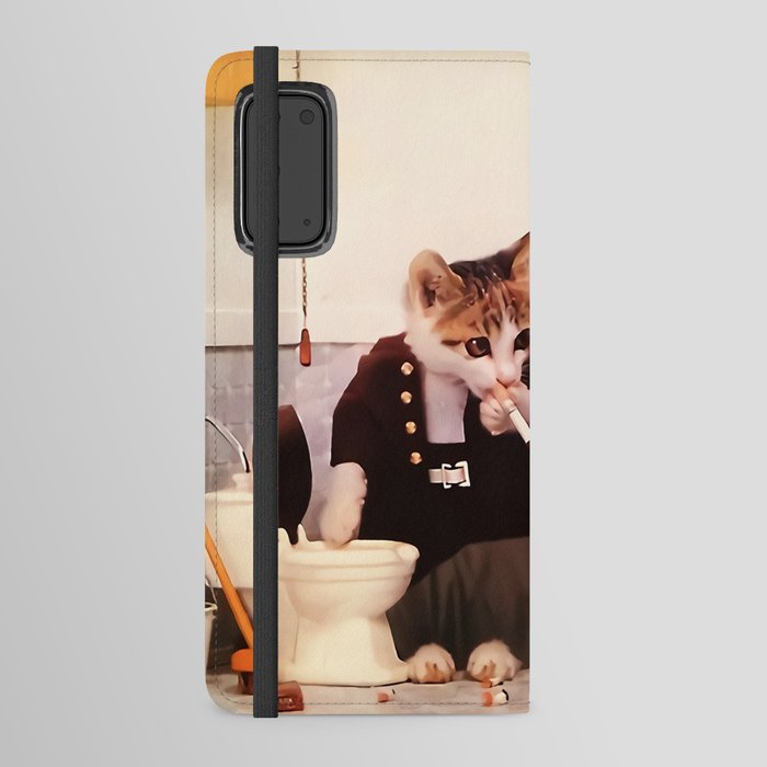 Smoking Kitties  Android Wallet Case