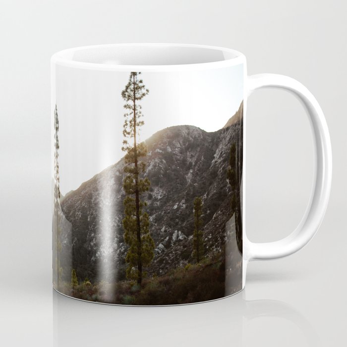 sunset in angeles crest forest Coffee Mug