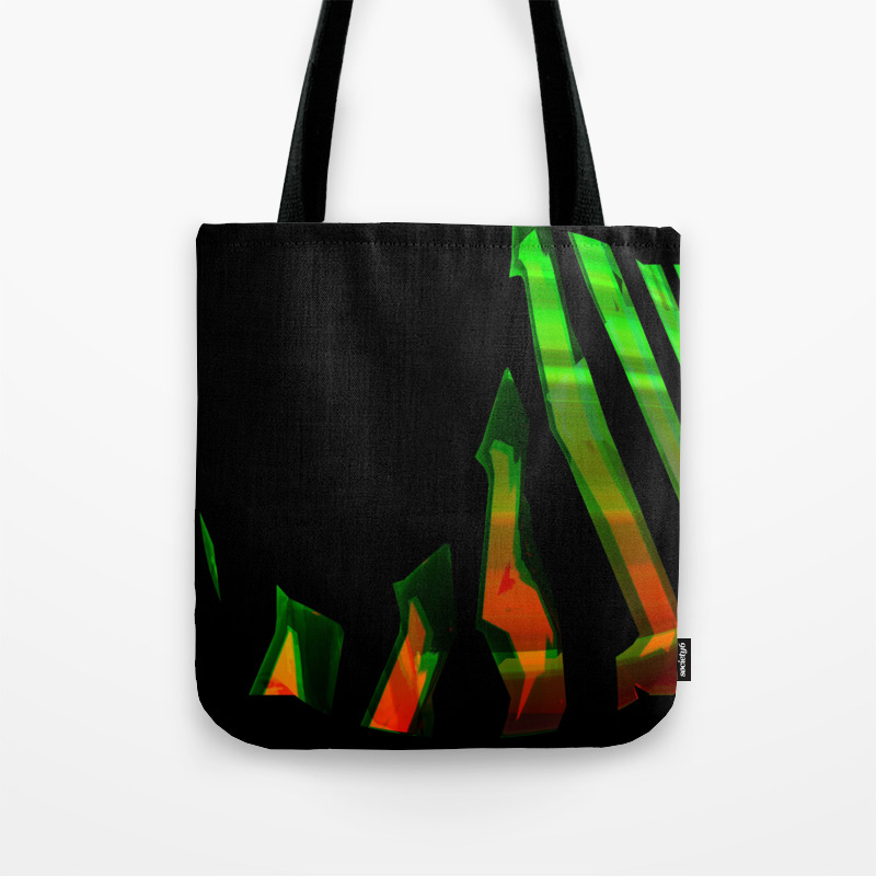 Abstract Aesthetic Neon Tote Bag By Gtcdesign Society6